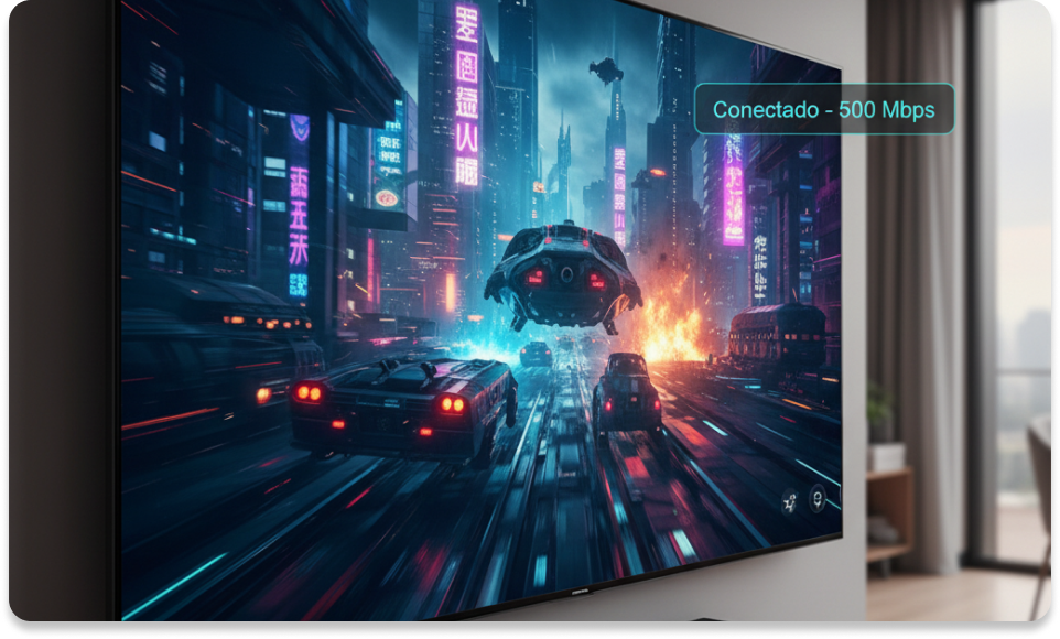 Alta Velocidade (Streaming e Jogos)